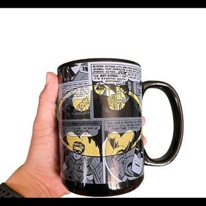 Batman black and yellow coffee mug